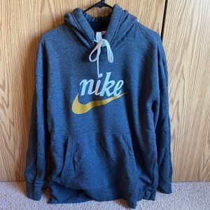 Nike Charcoal Men's Heathered Hoodie